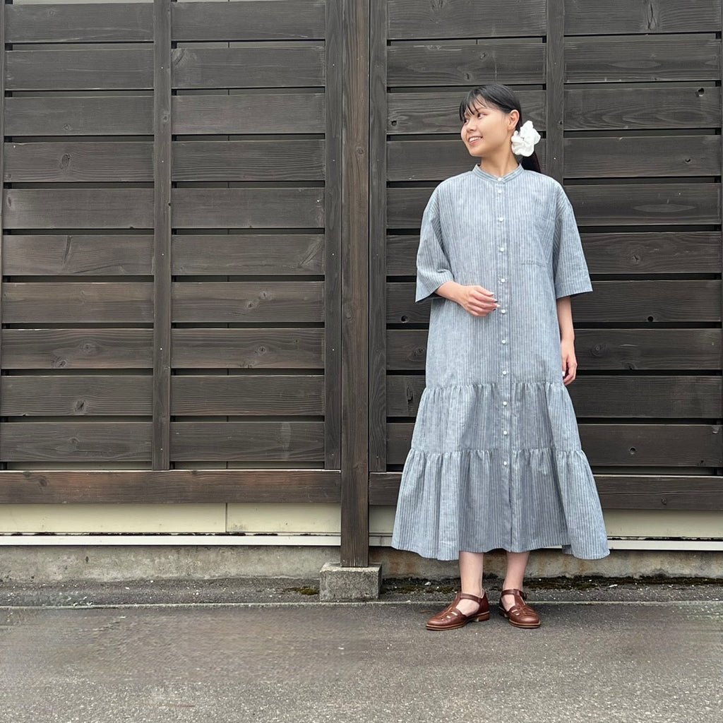 NEW》リネンダンガリーフリルベスト – Sympa