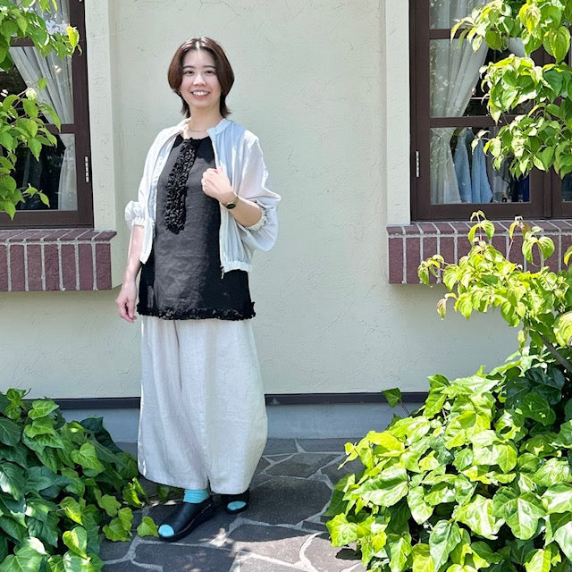 優しい透け感で楽しむ、大人のシアーブルゾン – Sympa