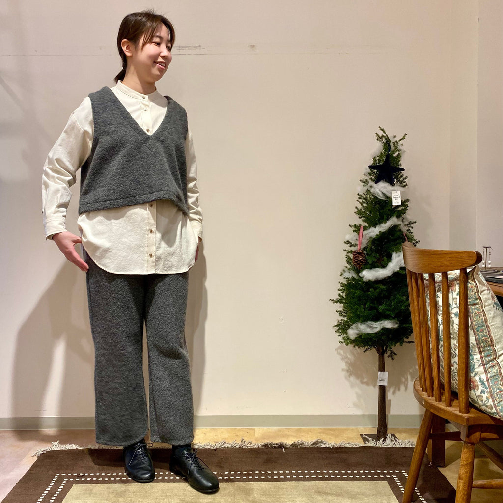 あったかセットアップで着回しコーデ