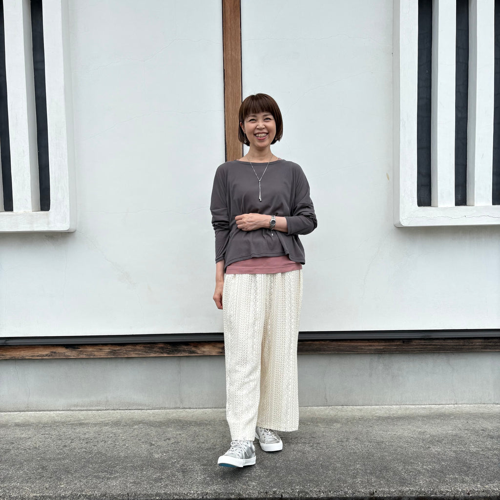 ボートネックTシャツ ｜Sympa/サンパ