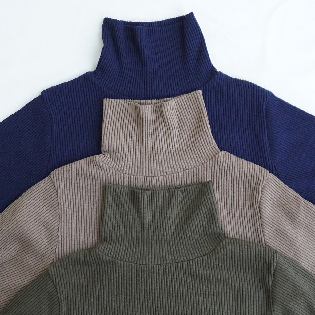 《NEW》リブニットハイネック （新色３色追加） ｜Sympa/サンパ