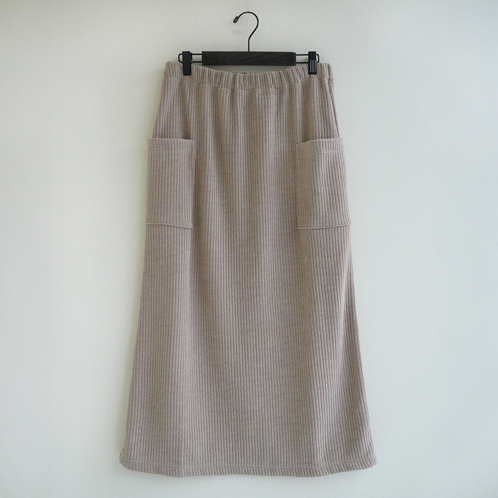 《NEW》モールニットスカート ベージュ 2025秋冬｜Sympa/サンパ