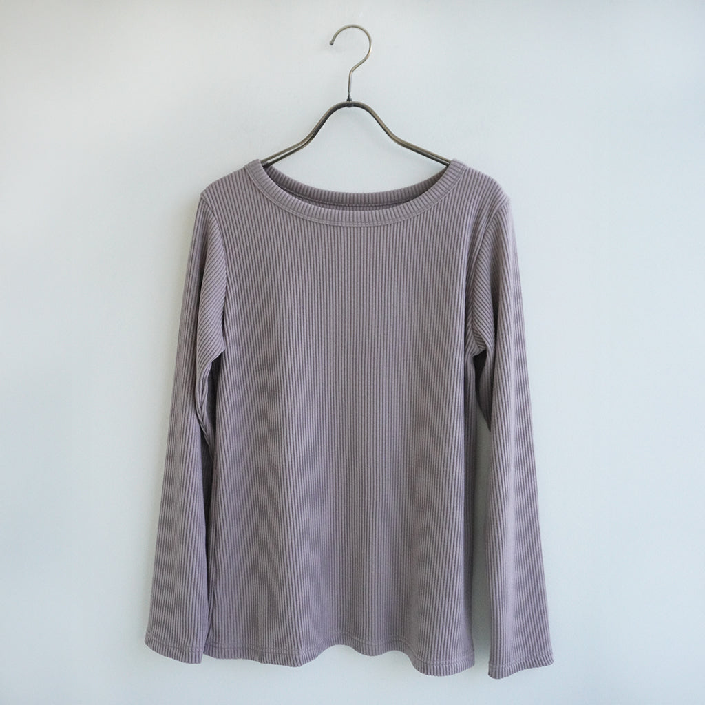 ラウンドリブニット ベージュ ｜Sympa/サンパ