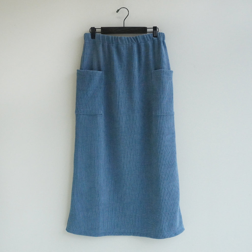 《NEW》モールニットスカート ブルー 2025秋冬｜Sympa/サンパ