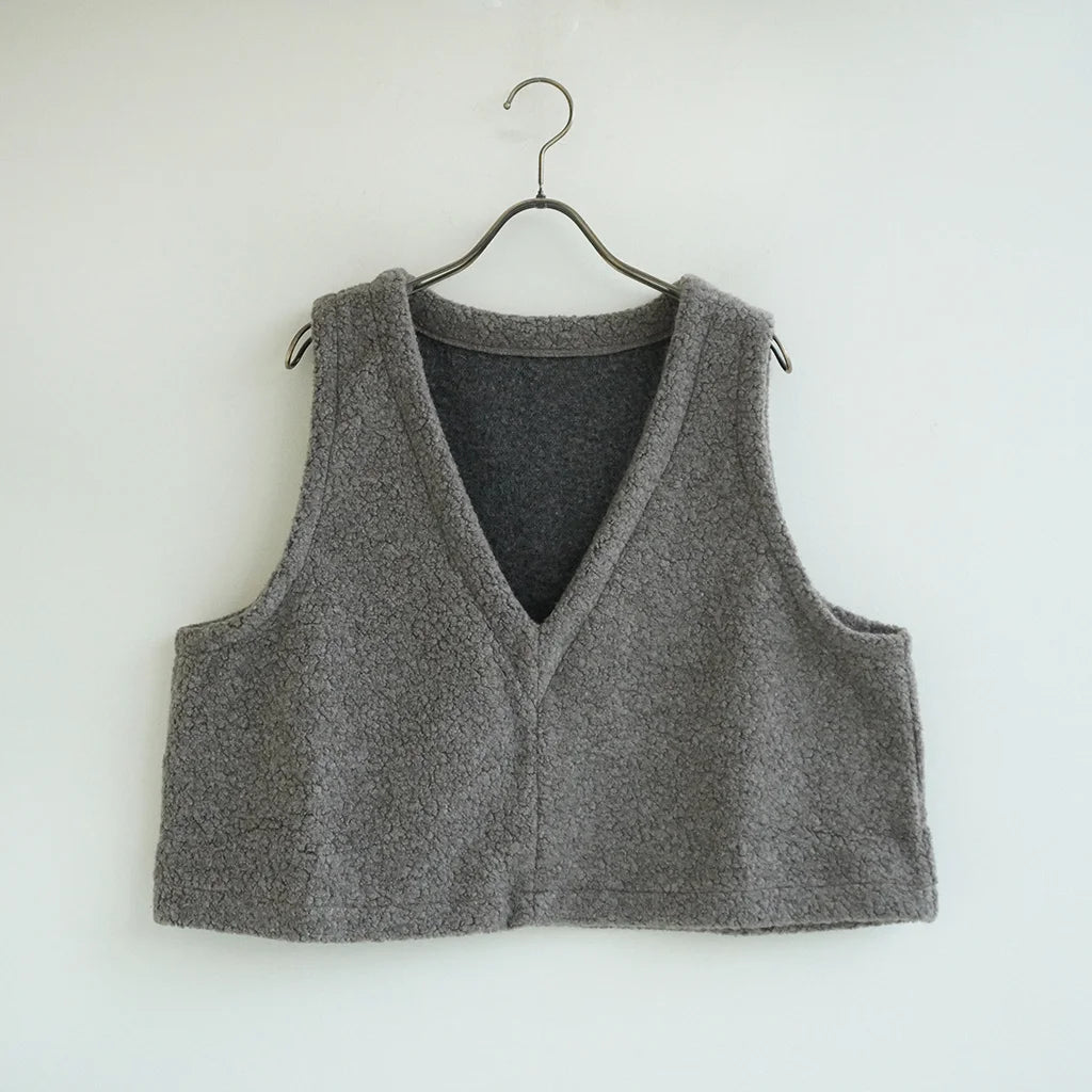 《NEW》シープパイルベスト ブラウン 2025秋冬｜Sympa/サンパ