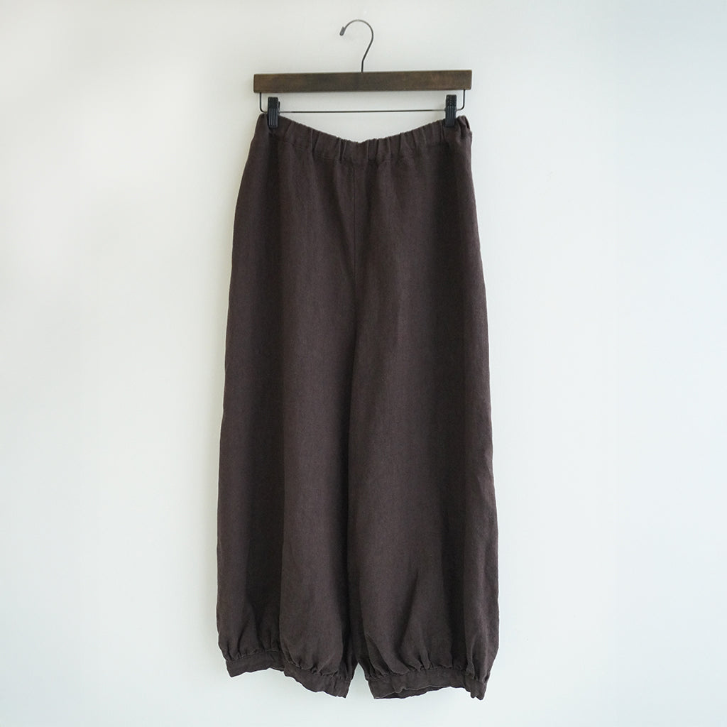《NEW》バルーンパンツ（25リネン） ブラウン ｜Sympa/サンパ