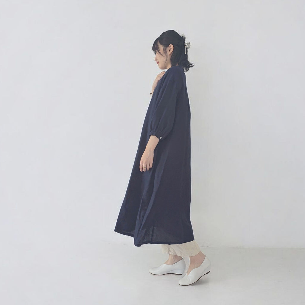 リネンギャザーワンピース