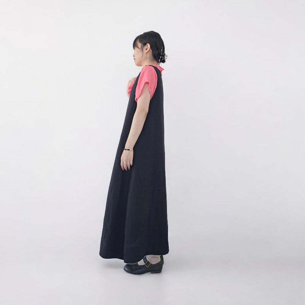 Vネックジャンパースカート