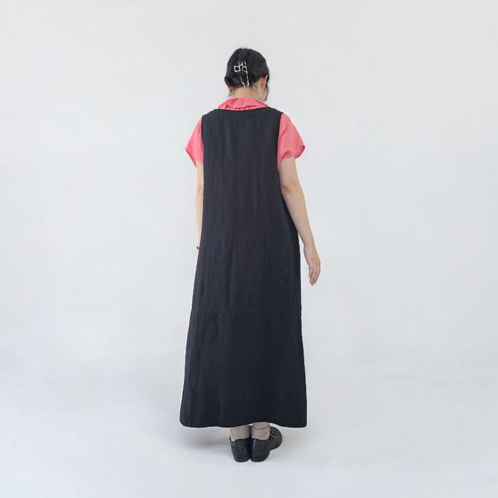 Vネックジャンパースカート