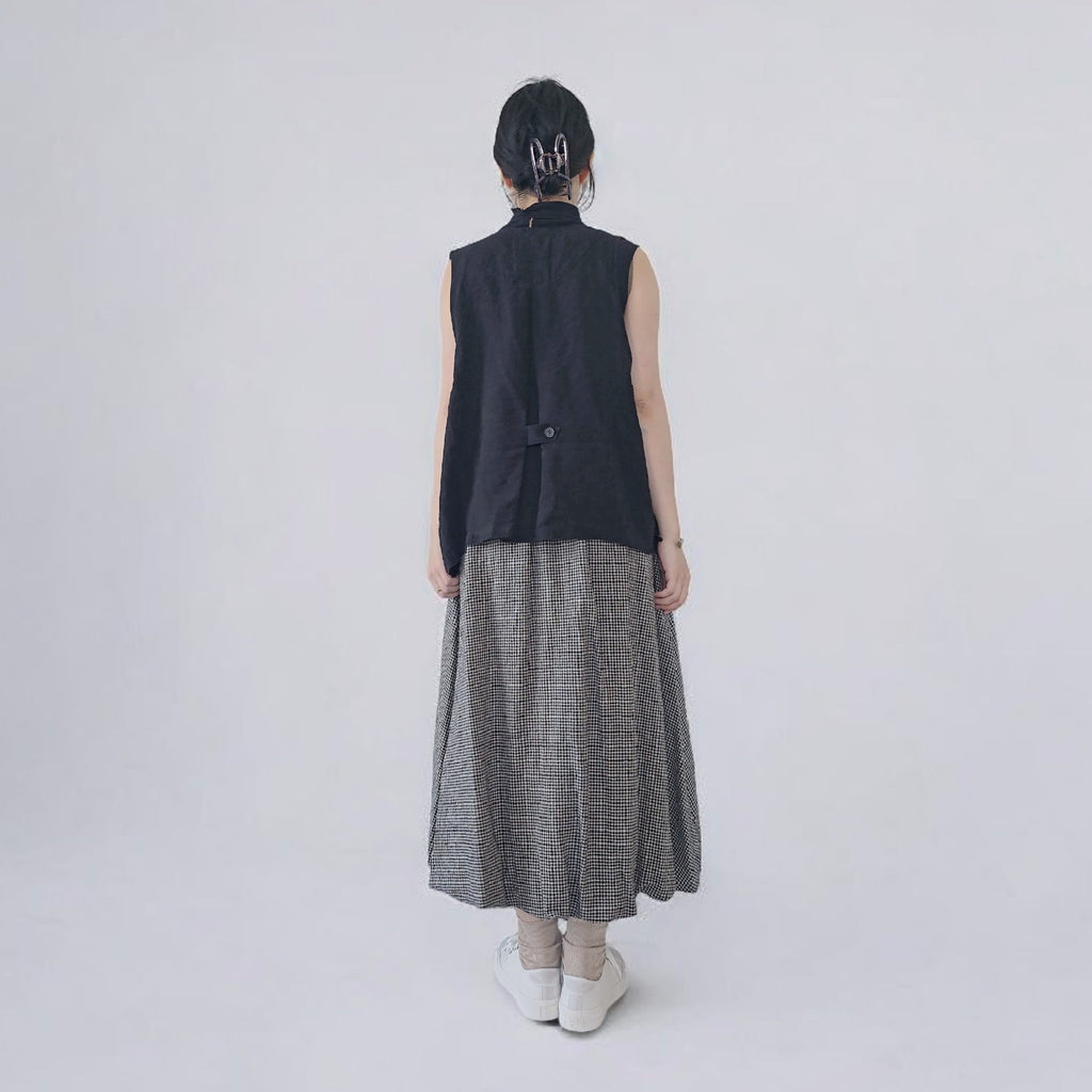 ギンガムバルーンスカート