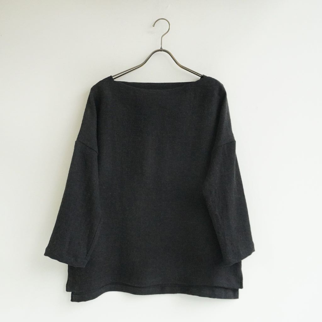 NEW》リネンウールボートネックプルオーバー – Sympa