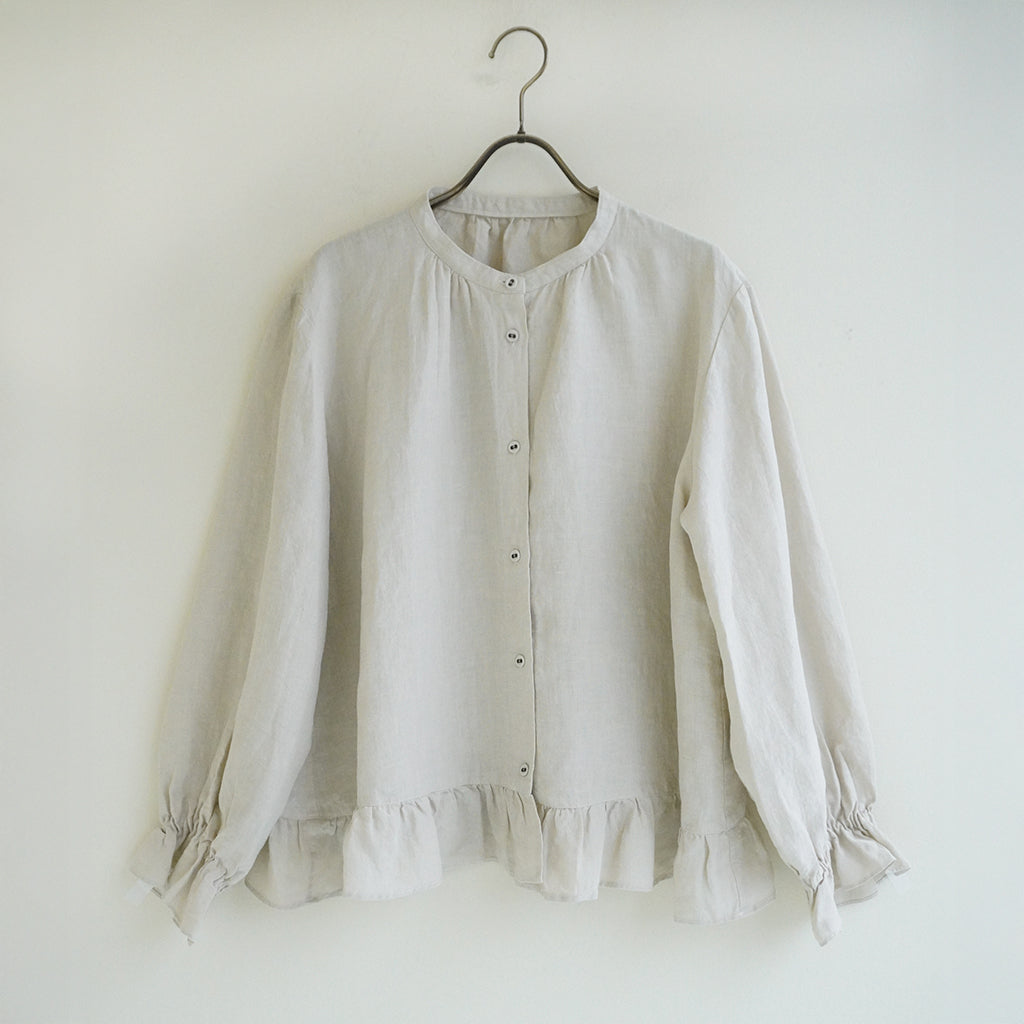 《NEW》裾フリルブラウス クラウド ｜Sympa/サンパ