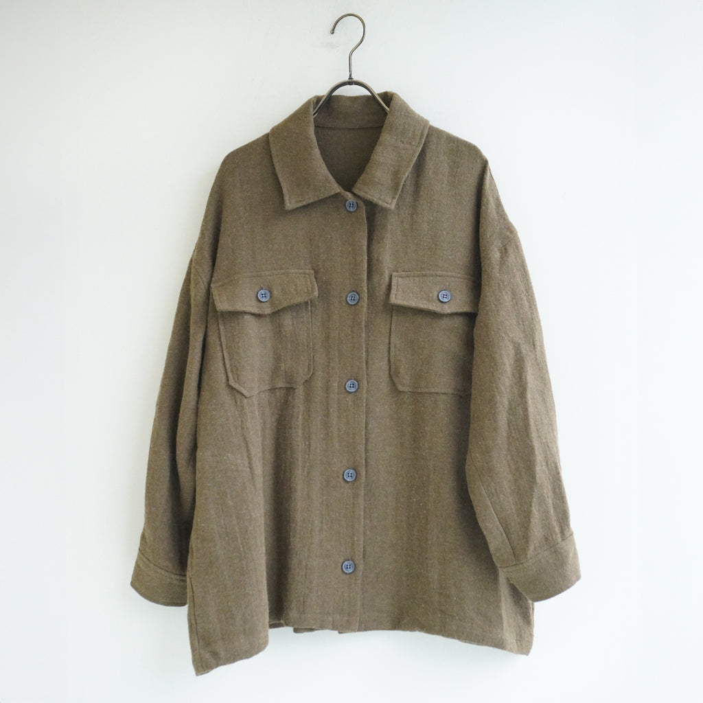 《NEW》リネンウールCPOジャケット カーキ ｜Sympa/サンパ