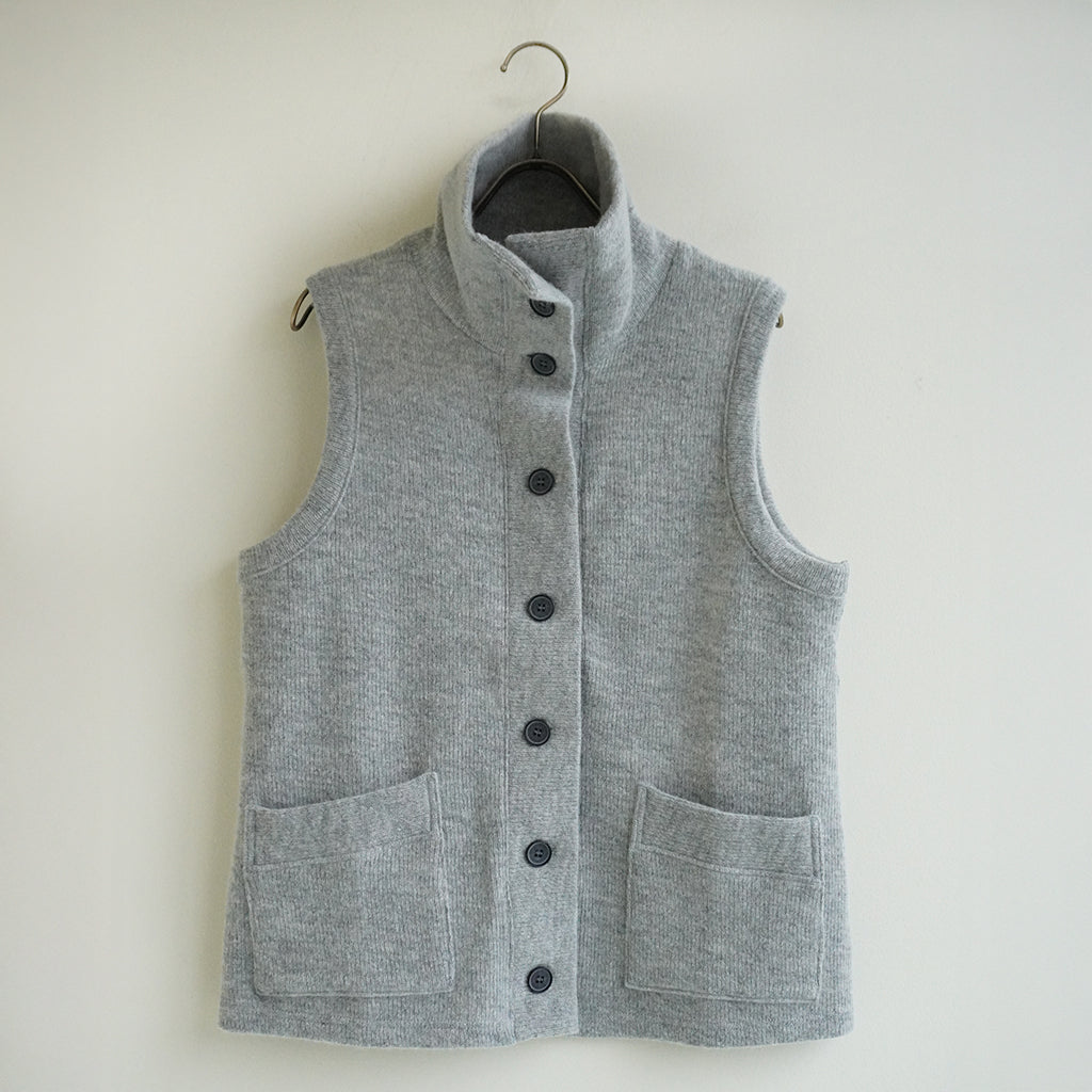 《NEW》衿付ベスト グレー ｜Sympa/サンパ