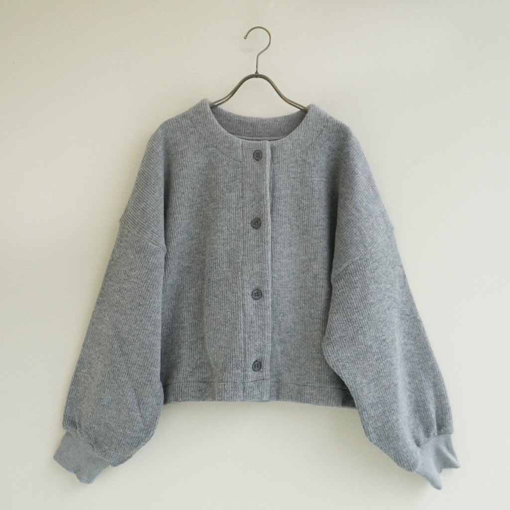 《NEW》ボリューム袖カーデ グレー ｜Sympa/サンパ