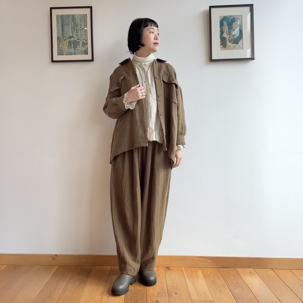 《NEW》リネンウールCPOジャケット ｜Sympa/サンパ