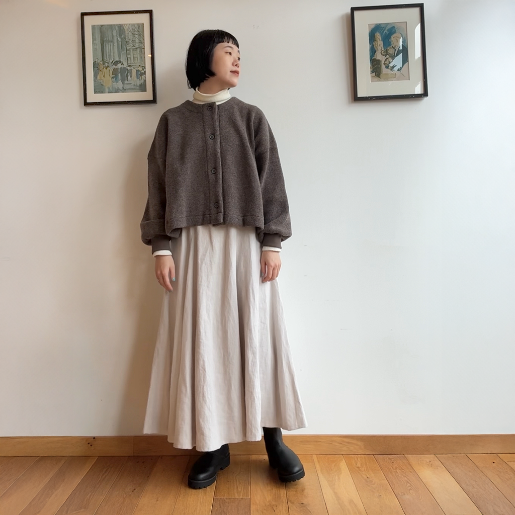 《NEW》ボリューム袖カーデ ｜Sympa/サンパ