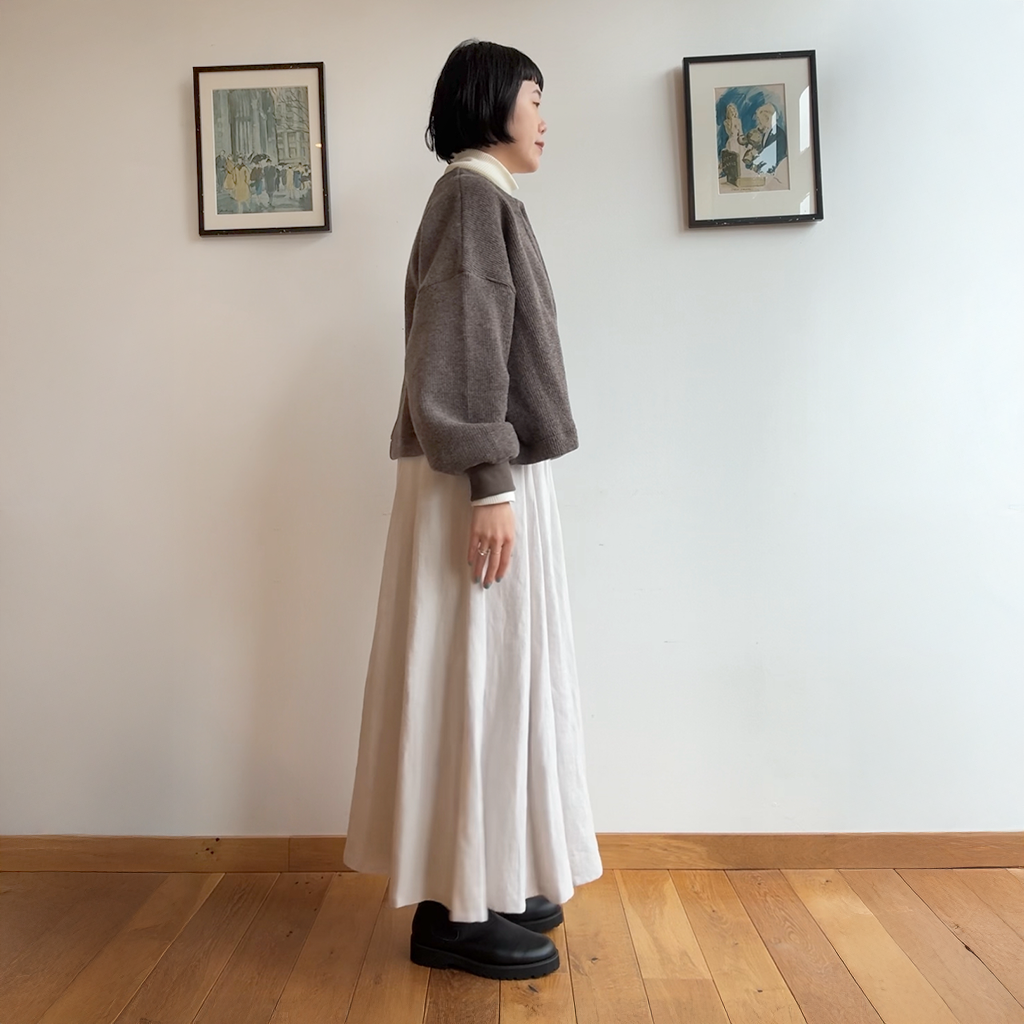 《NEW》ボリューム袖カーデ ｜Sympa/サンパ