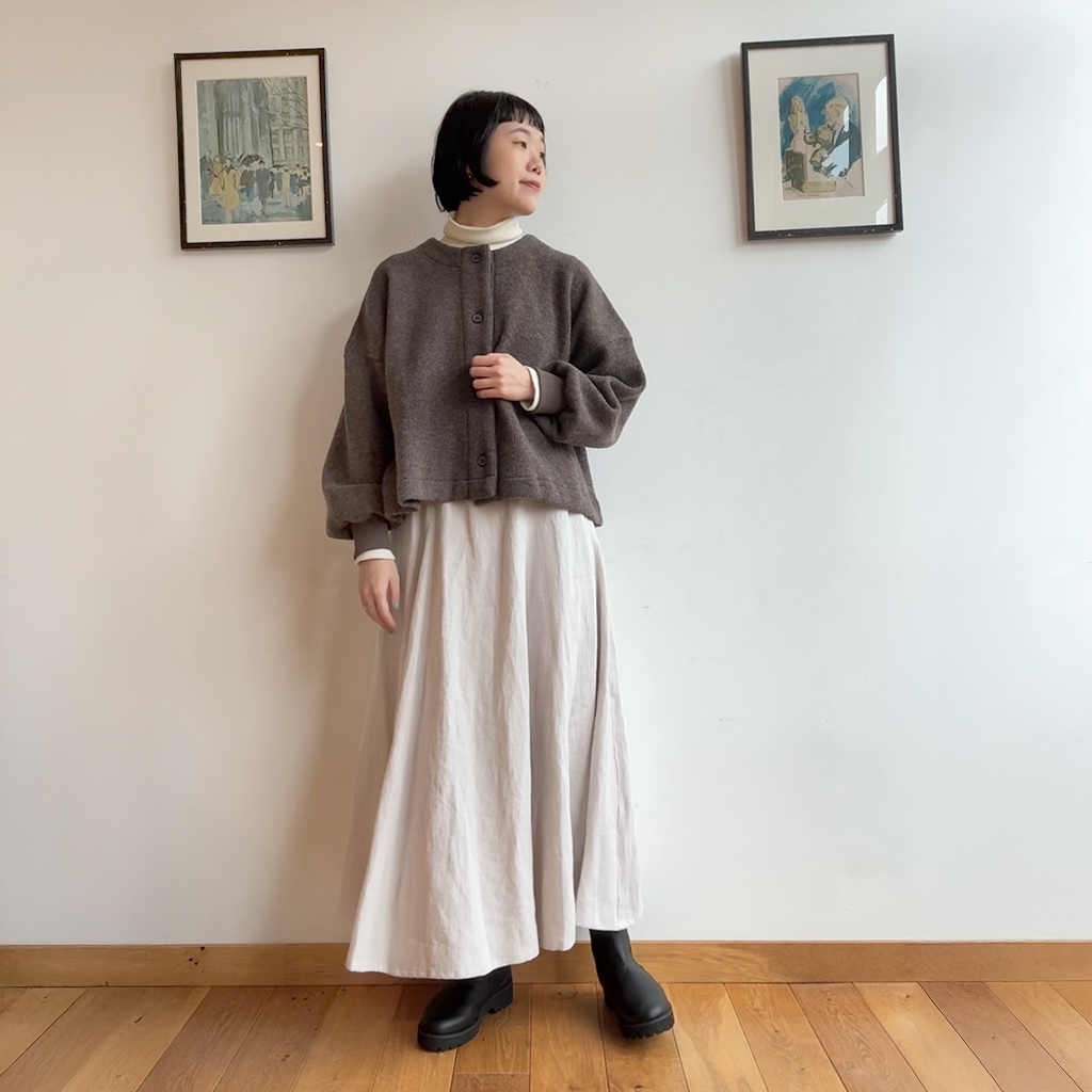 《NEW》ボリューム袖カーデ ｜Sympa/サンパ