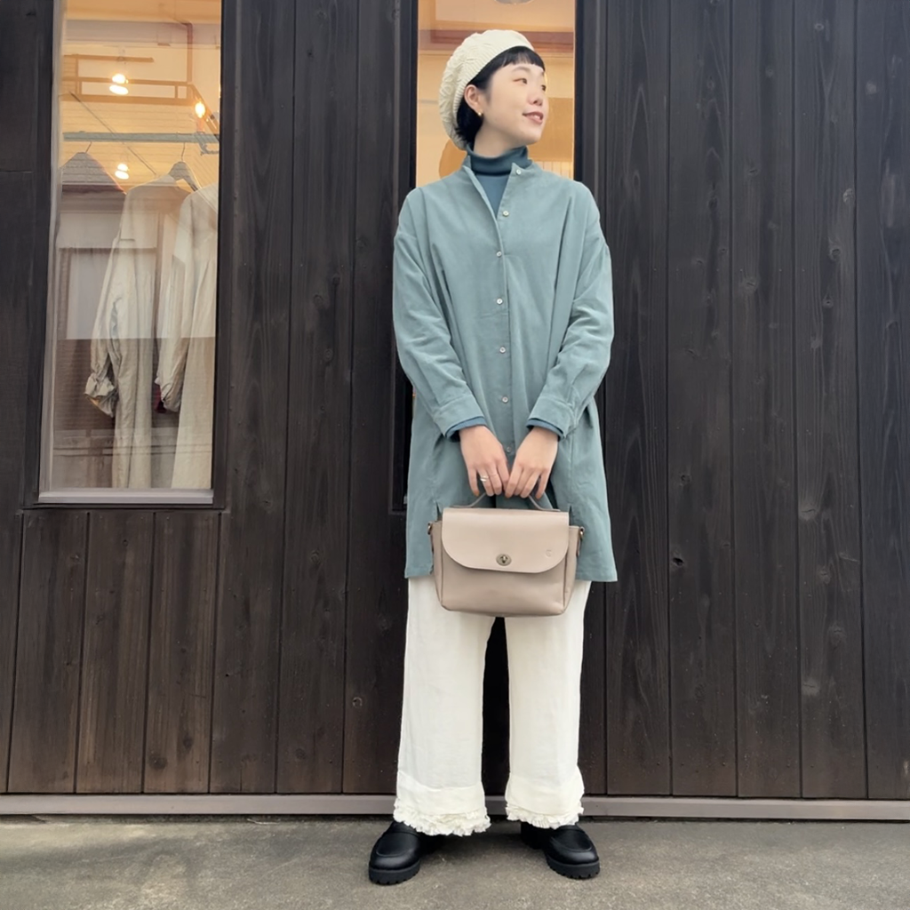 《NEW》コーデュロイ前開チュニック ｜Sympa/サンパ