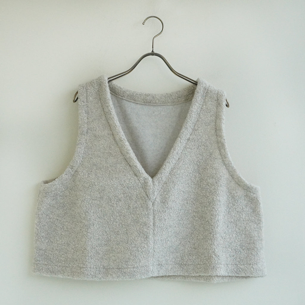 《NEW》シープパイルベスト アイボリー ｜Sympa/サンパ