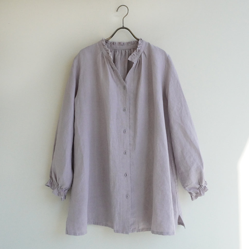 《NEW》フリルチュニック ライトラベンダー ｜Sympa/サンパ