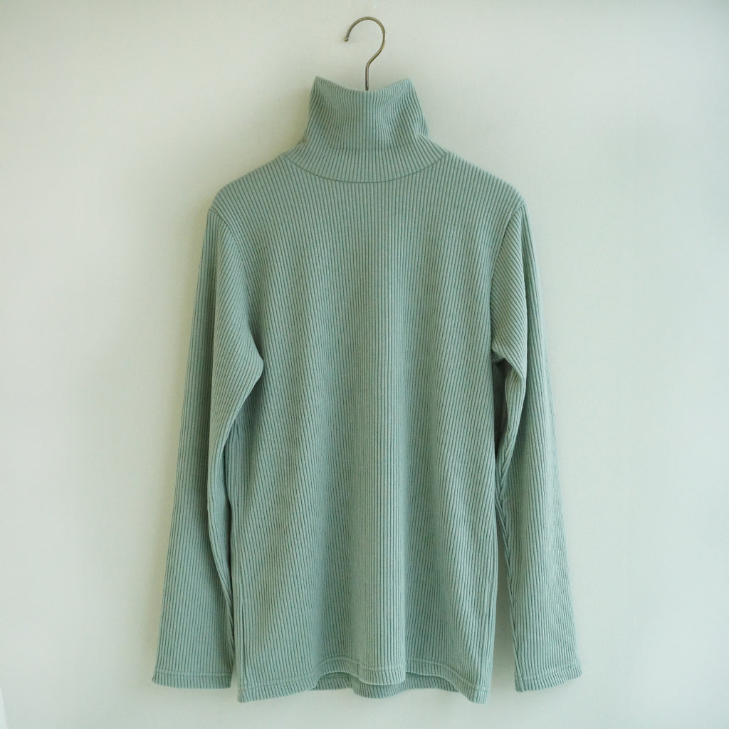 《NEW》リブニットハイネック （新色３色追加） ミント ｜Sympa/サンパ