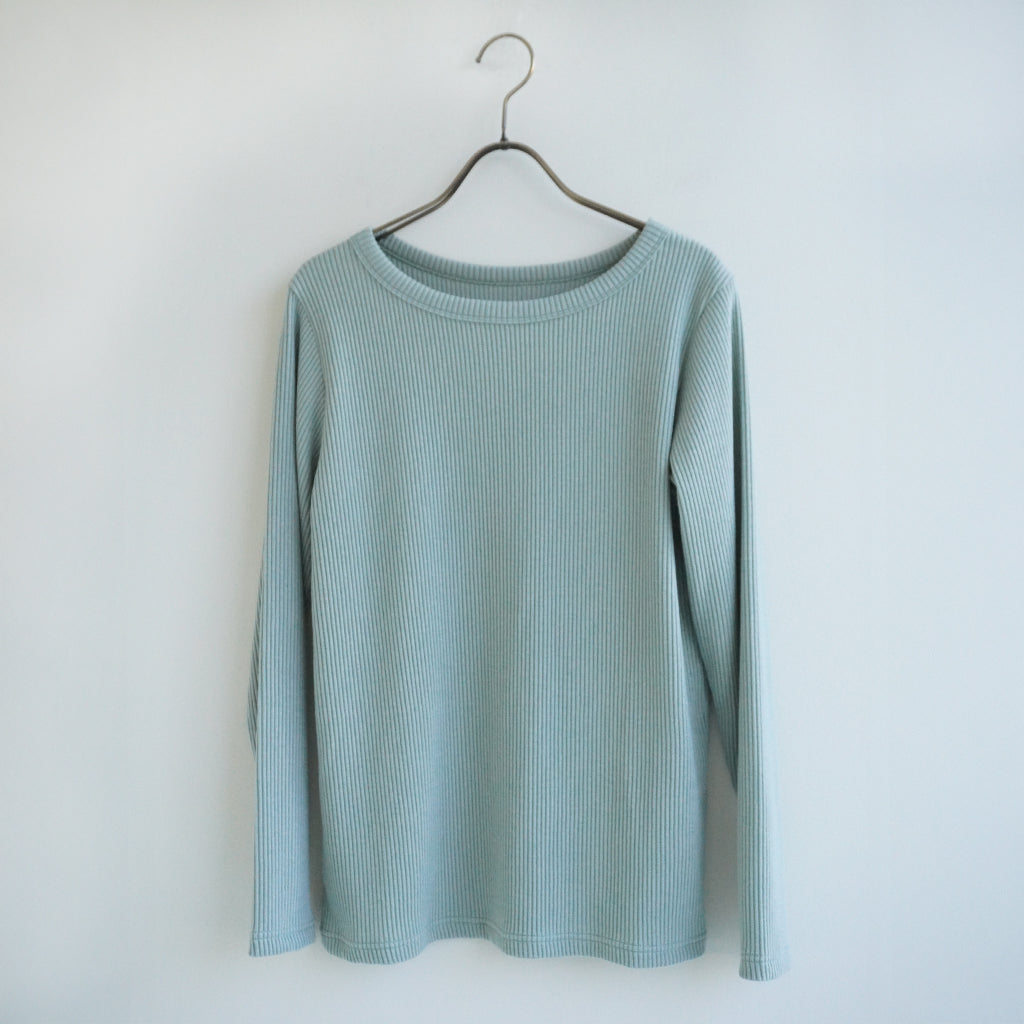 ラウンドリブニット ミント ｜Sympa/サンパ