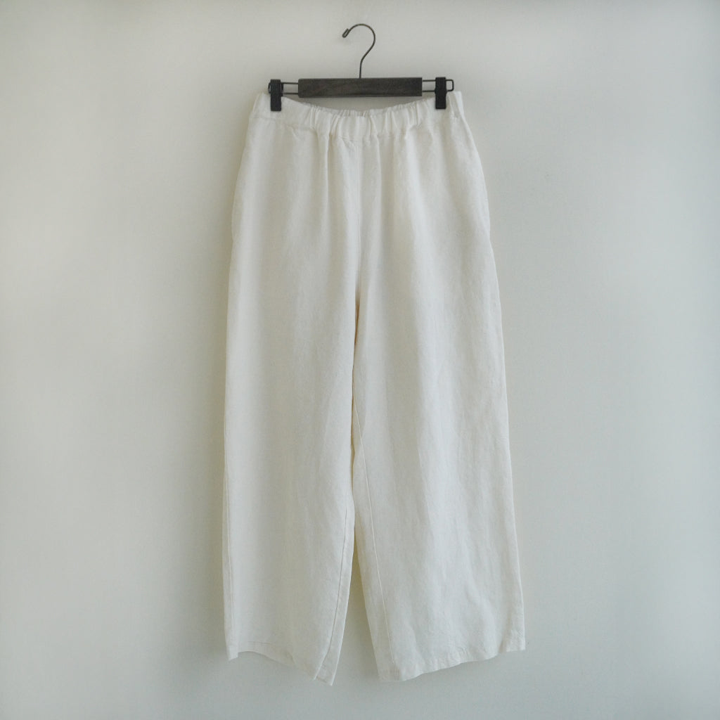 《NEW》リネンストレートパンツ オフホワイト ｜Sympa/サンパ
