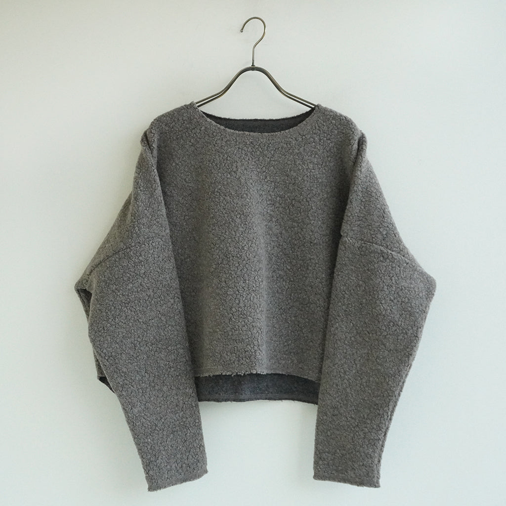 《NEW》シープパイルラウンドプルオーバー ブラウン ｜Sympa/サンパ