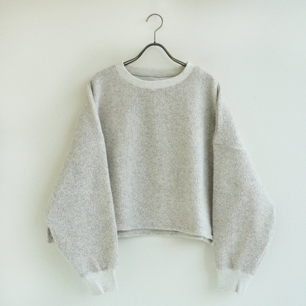 《NEW》シープパイルショートプルオーバー アイボリー ｜Sympa/サンパ