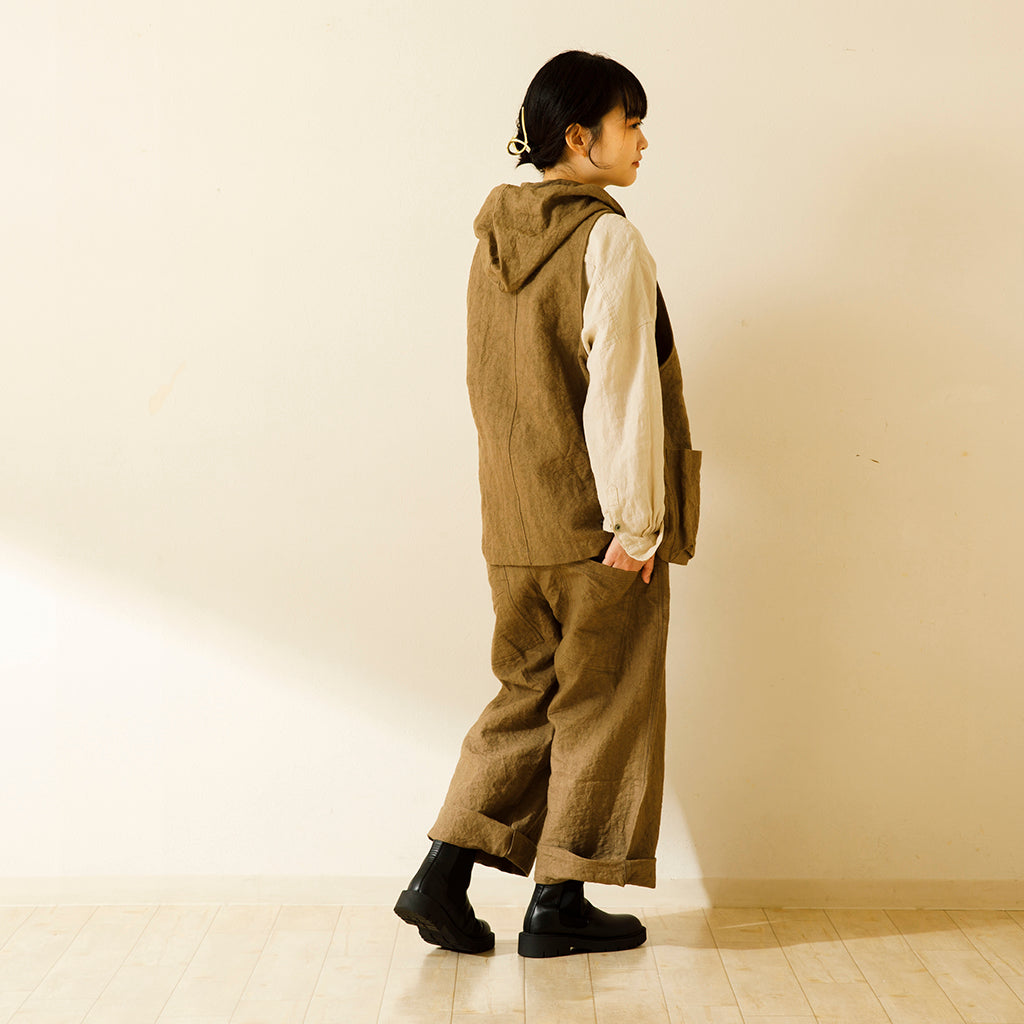 リネン和紙ポケットパンツ ｜Sympa/サンパ