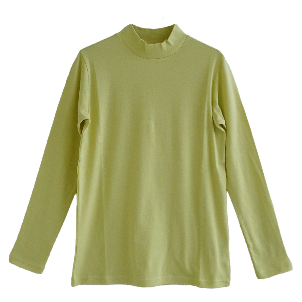 ハイネックTシャツ（ふわふわコットン） シトラス ｜Sympa/サンパ