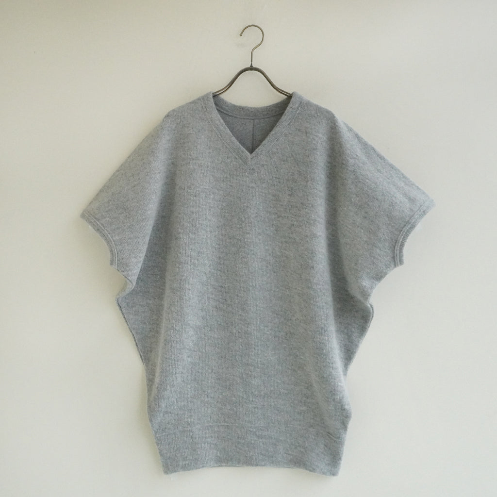 《NEW》Vネックプルオーバー グレー ｜Sympa/サンパ