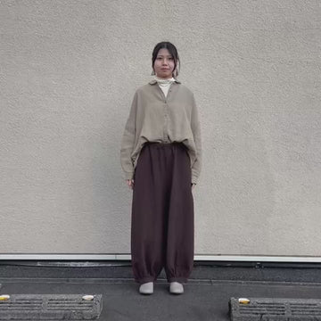 25リネン　バルーンパンツ