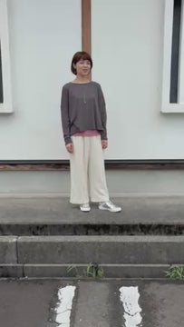 ボートネックTシャツ