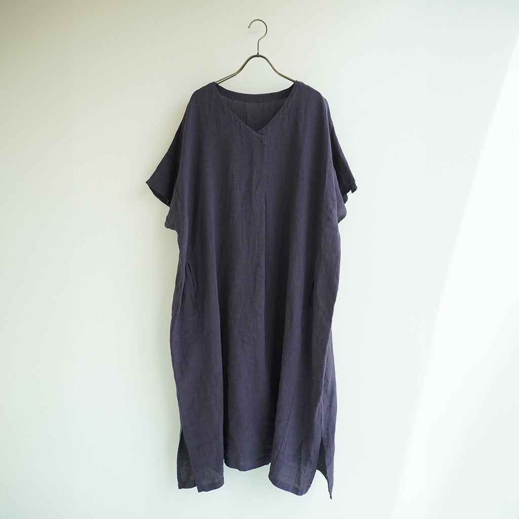 再入荷セール◆Sunvalley◆ブロックチェックタックワンピース　ネイビー 再入荷】フロントタックボウタイワンピース(ネイビー) - seventen