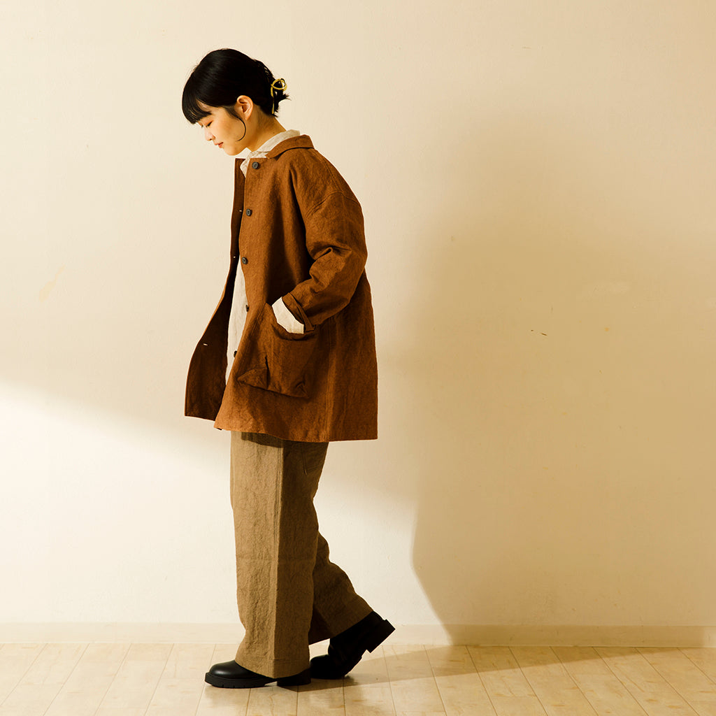 リネン和紙ポケットパンツ ｜Sympa/サンパ