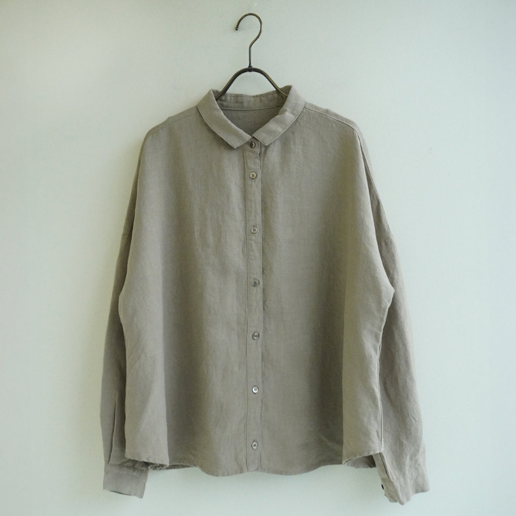 テントちび襟ブラウス ソイル ｜Sympa/サンパ